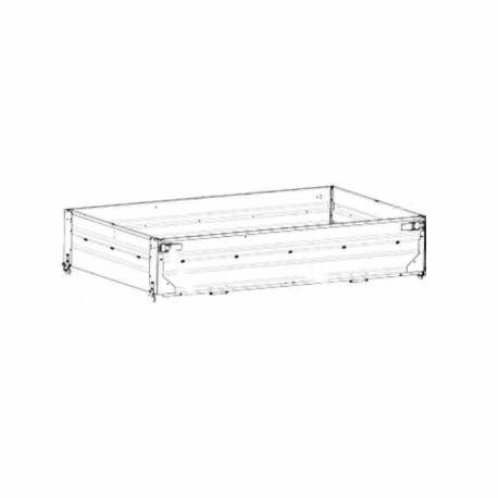 Jeu de ridelles alu LIDER plateau Larg. 215 cm