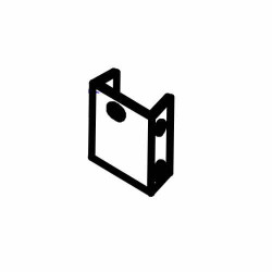 Support poignée de basculement Gauche REV/PEV