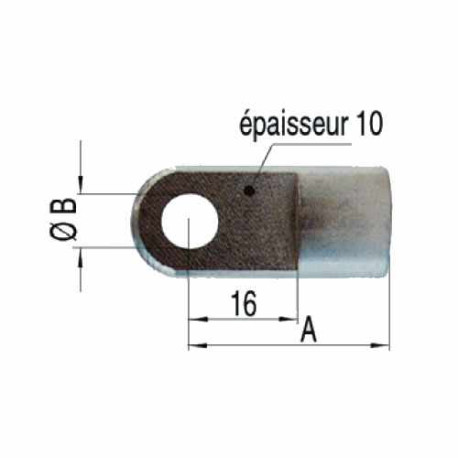 Oeil AL-KO 10,1 - 10x30 M10