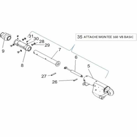 Amortisseur de freinage AL-KO 160VB Basic