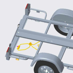 Support de roue de secours Lider 39401, 39420