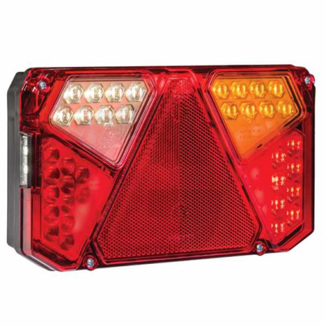 Feu arrière LED 242 x 134 x 37 mm Droit