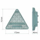 Feu LED triangulaire 172x152x58mm Gauche