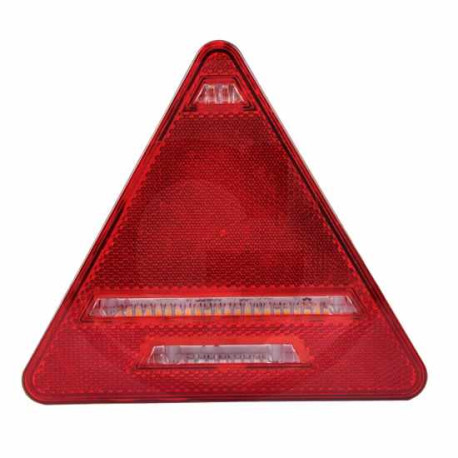 Feu LED triangulaire 172x152x58mm Droit