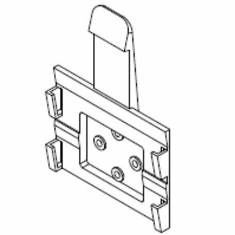 Support pour cale de roue 228x110x98 mm