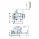Treuil AL-KO Basic 500A sans câble/sangle