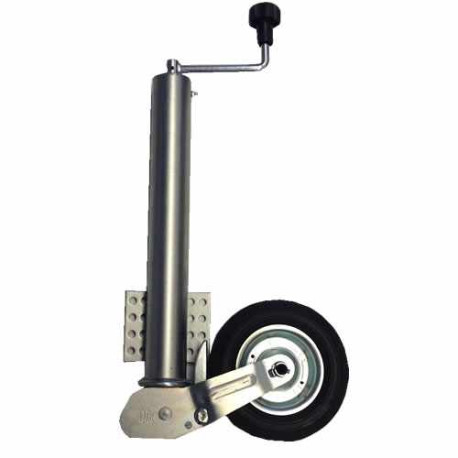 Roue Jockey automatique diamètre 60mm platine 16 trous