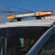 Rampe de signalisation LED 12/24V 100cm magnétique rechargeable
