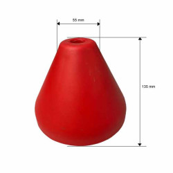 cone bateau 180x55 rouge