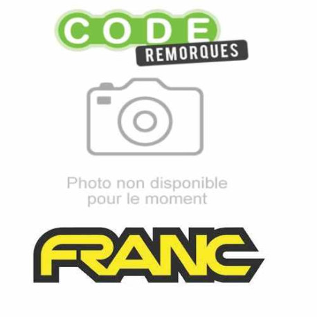 Kit de 3 ridelles alu Franc pour plateau RIS 340