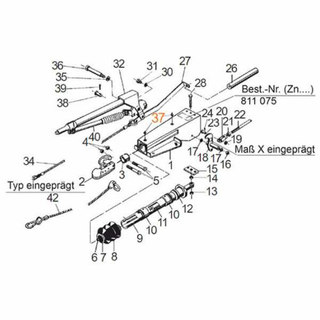 Graisseur commande de freinage AL-KO 2,8VB/1