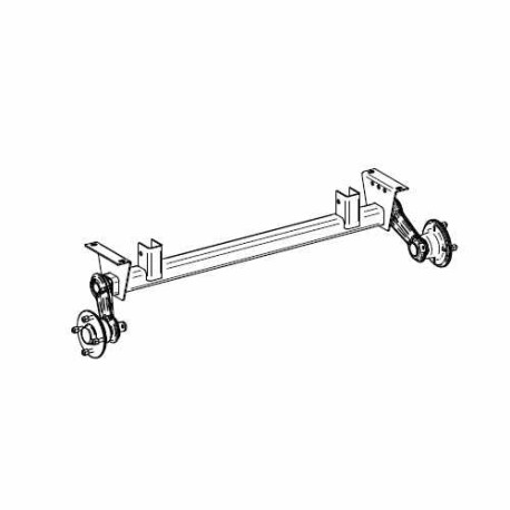 Essieu Lider 500kg EAB 1214 Voie 1474mm