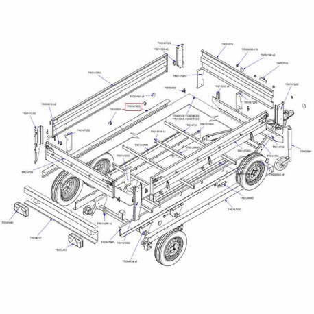 Longeron Trelgo VA254 ECO TR014730G Gauche