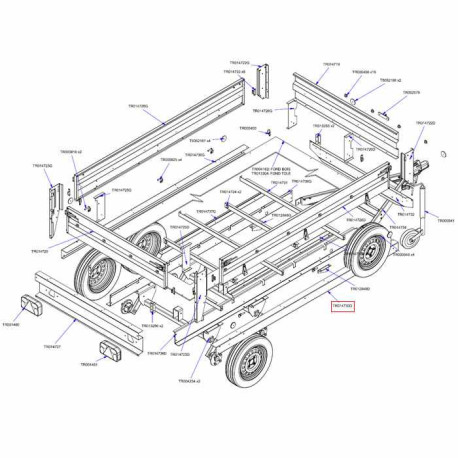 Longeron Trelgo VA254 ECO TR014730D Droit