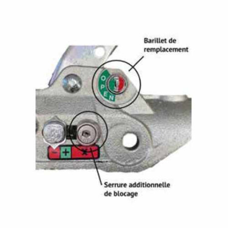 Serrure pour tête KNOTT KQ14