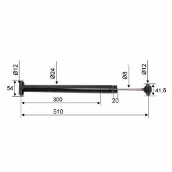 Amortisseur commande de freinage Alko 161S / 161R