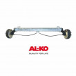 Essieu freiné 1350 kg AL-KO EAB 750 Voie 1200mm 130 x 4