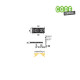 Feu Aspöck miniled 12/24V 3 fonctions