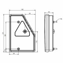 Feu LED Fristom avec triangle droit à câbler
