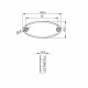 Feu de gabarit Fristom LED FT-061 Blanc