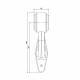 Feu de gabarit Fristom coudé long LED FT-009