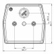Feu LED Fristom FT222 Gauche/Droit connectique
