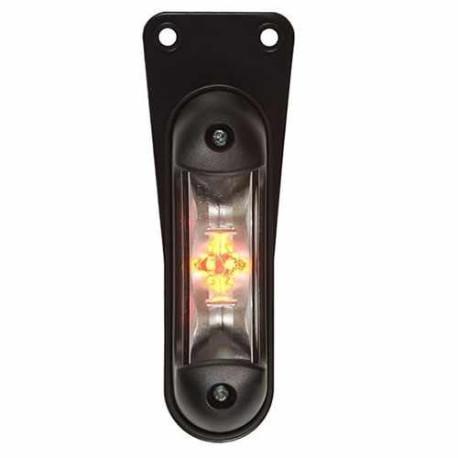 Feu de position HORPOL LED LD 2167 blanc, éclairage orange + support