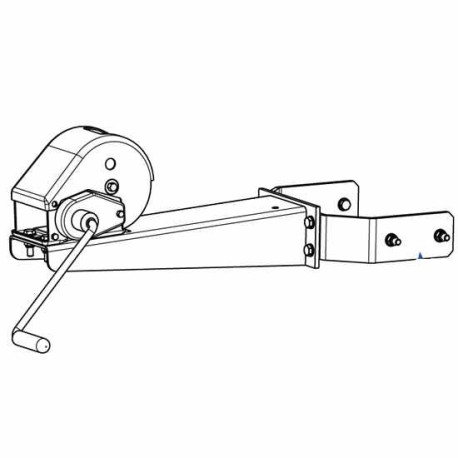 Treuil 1600kg + support plateaux Lider