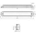 Feu 3 fonctions LED Fristom FT340 universel plan