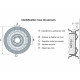 Roue complète 500x10 4x115 4 Plys