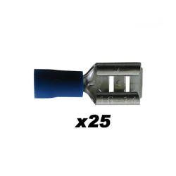 Cosses plate femelle 6,3mm lot de 25