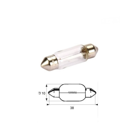 Ampoule navette C5W - 12V-5W - SV7