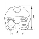 Serre-câble 6 mm 1/4"