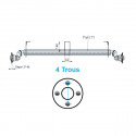 Essieu alko 750kg ubr700 4x100