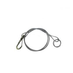 Câble de rupture 1000mm mousqueton + anneau