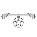 Essieu AL-KO 1500kg freiné EAB 1500 Voie 1950mm