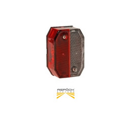 Cabochon feu de gabarit Aspöck Flexipoint Rouge/Blanc