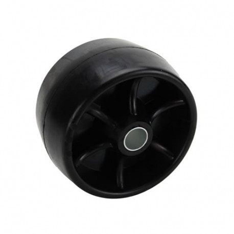 Galet remorque bateau Ø148 noir alésage 22mm