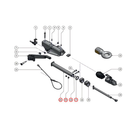 Tube de traction ALKO 161s