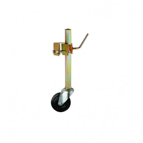 Kit roue jockey Erdé relevable timon droit 50mm