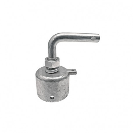 Embout avec broche à visser lg.90mm