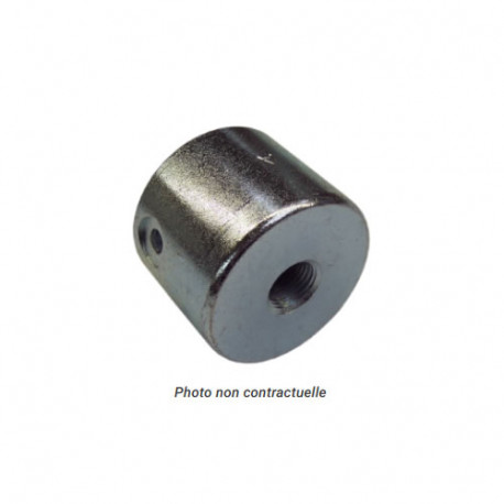 Embout libre 43,8 mm 2 trous