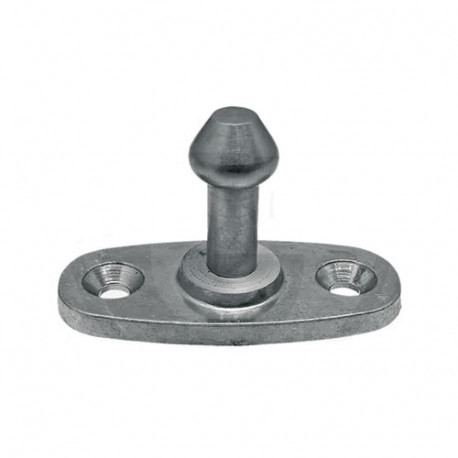 Arrêt de porte en laiton longueur 80mm