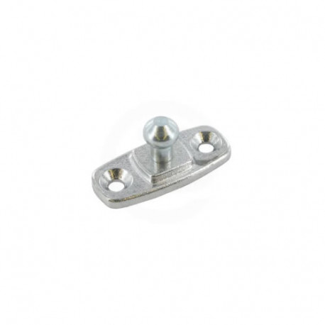 Arrêt de porte en acier galvanisé 33x15x15,5mm