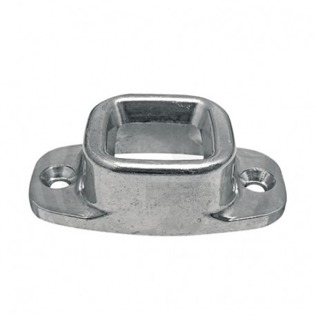 Carter d'arrêt de porte en acier galvanisé 65x33x17mm