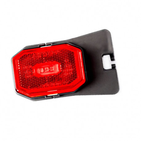 Feu de position LED Fristom rouge FT-001 support équerre