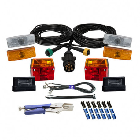 Kit feux complet VALERYD compatible Aspöck minipoint longueur 7m