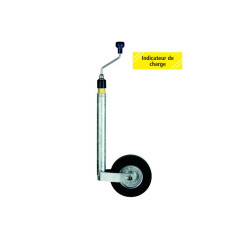 Roue Jockey diamètre 48mm avec indicateur de charge