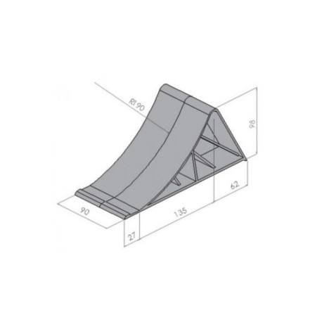 Cale de roue alko 800kg