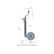 Roue Jockey al-ko 300kg avec securite